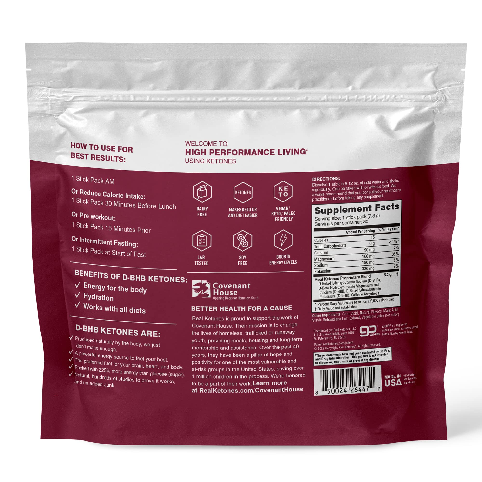 Real Ketones BHB keto resources video and recipes visible on screen.