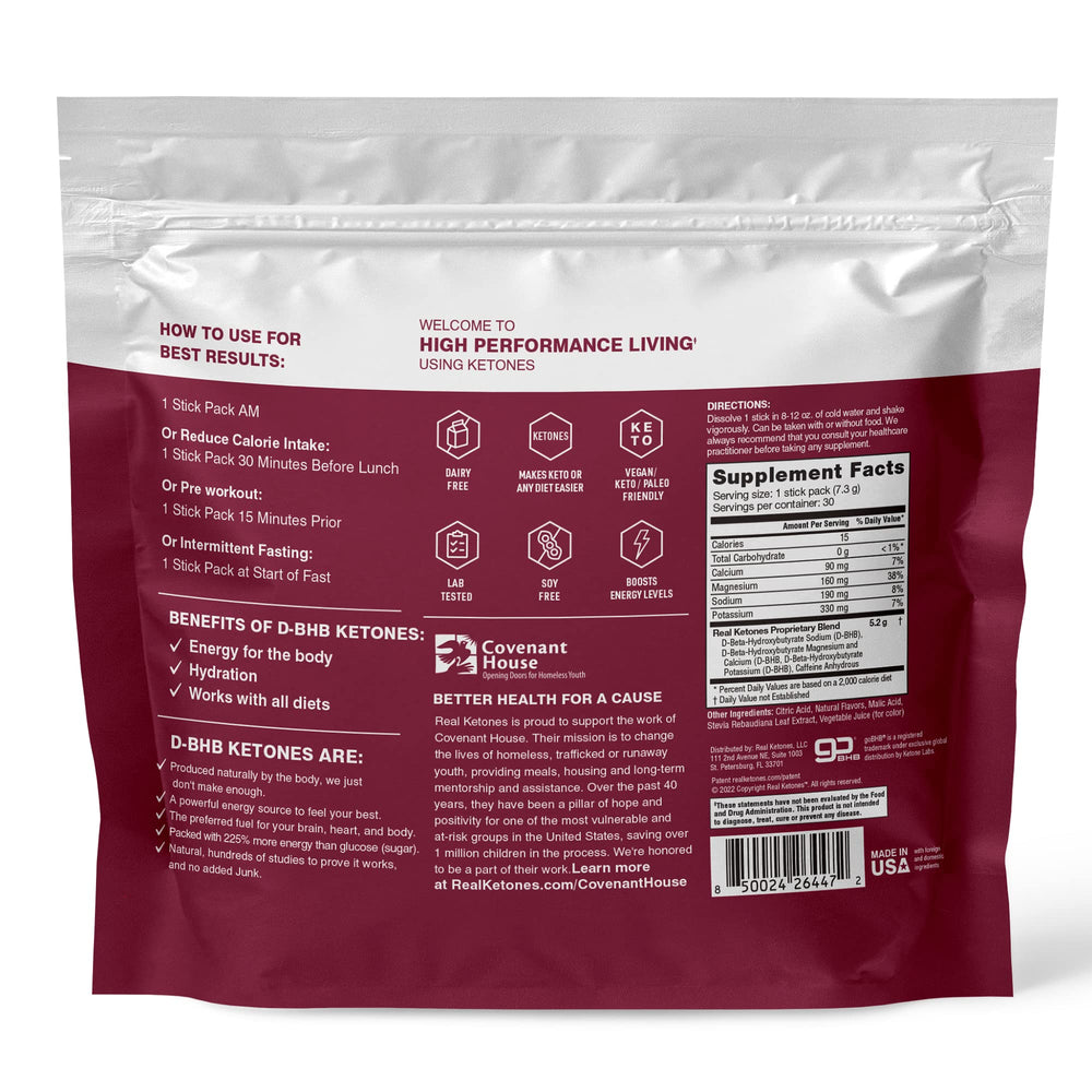 Real Ketones BHB keto resources video and recipes visible on screen.