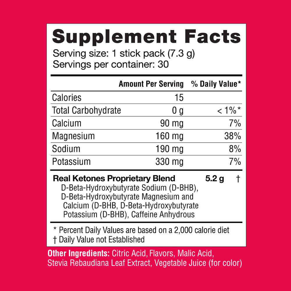Real Ketones BHB nootropic keto drink sachet supports sharper focus.