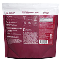 Real Ketones electrolytes sachet highlighting four minerals for hydration.