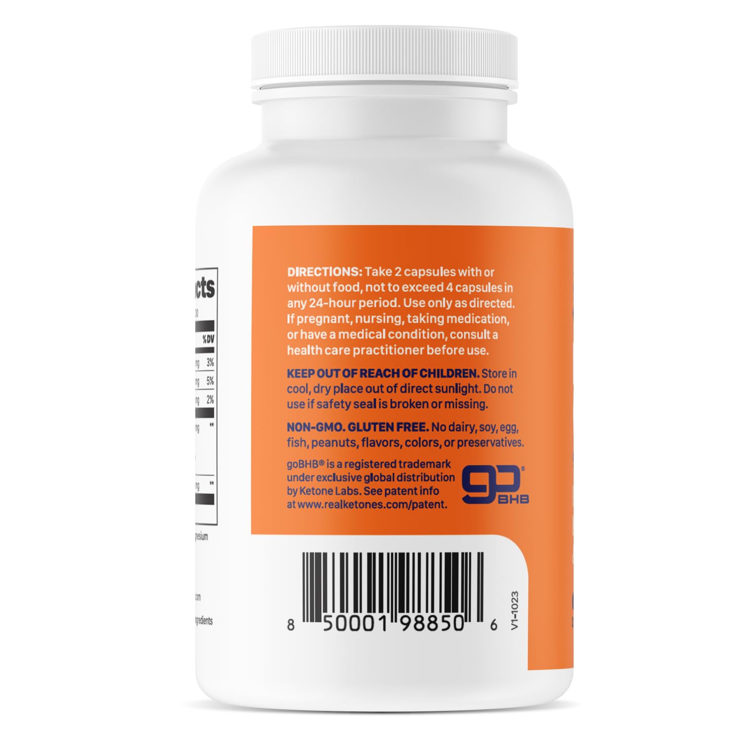 Real Ketones capsules being poured for steady energy throughout the day