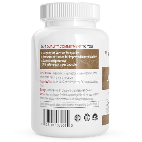 Real Mushrooms Lions Mane capsules ready-to-take option for on-the-go