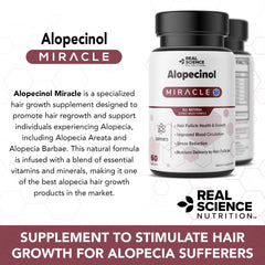 Alopecinol Miracle label detail highlighting key ingredients