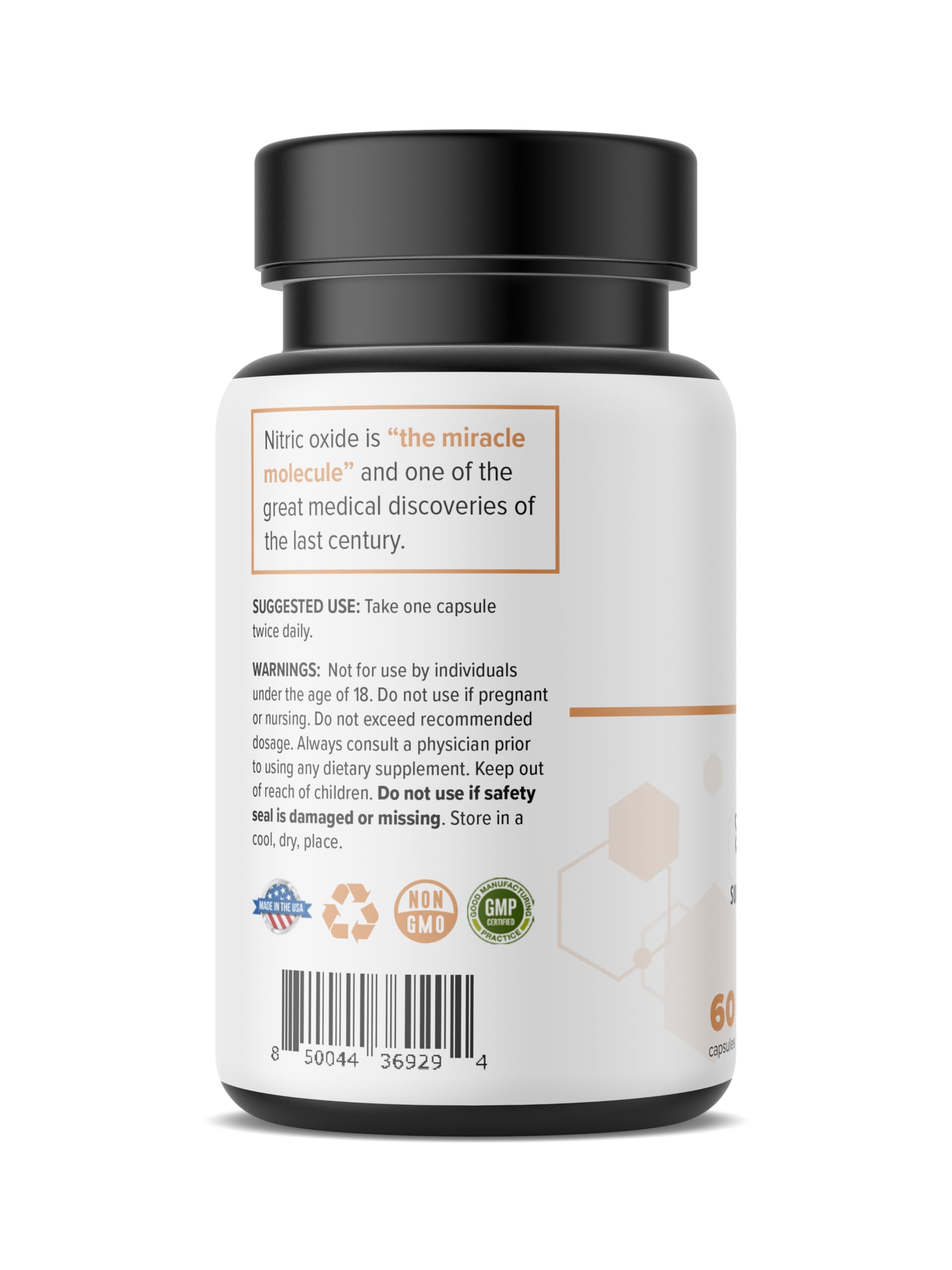 Real Science Nutrition InsoBalance Miracle label highlighting natural, high-bioavailability ingredients.