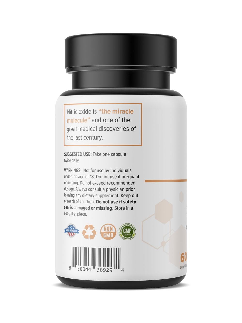Real Science Nutrition InsoBalance Miracle label highlighting natural, high-bioavailability ingredients.