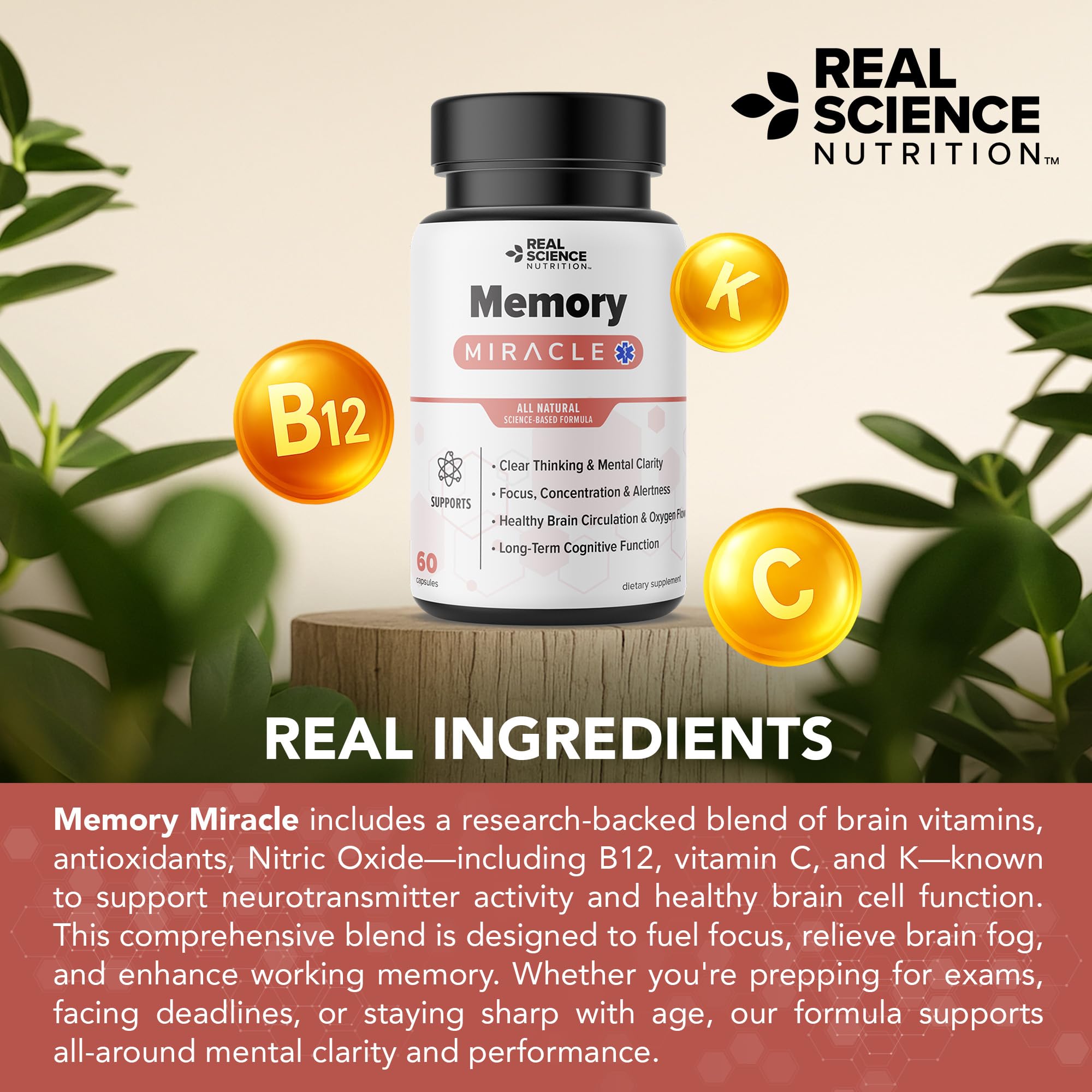 Memory Miracle desk scene suggests seamless daily routine integration.