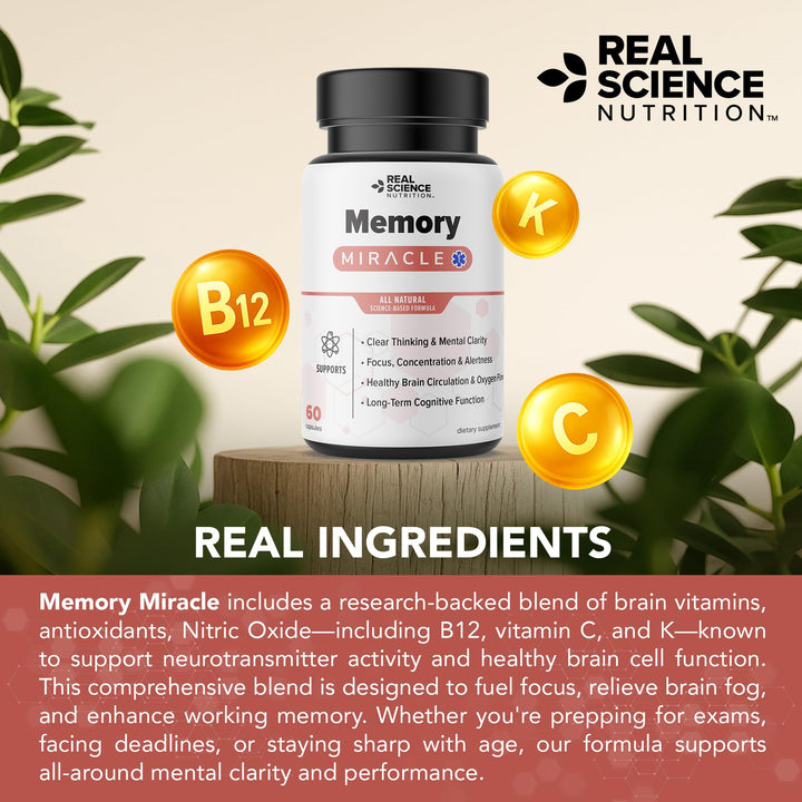 Memory Miracle desk scene suggests seamless daily routine integration.