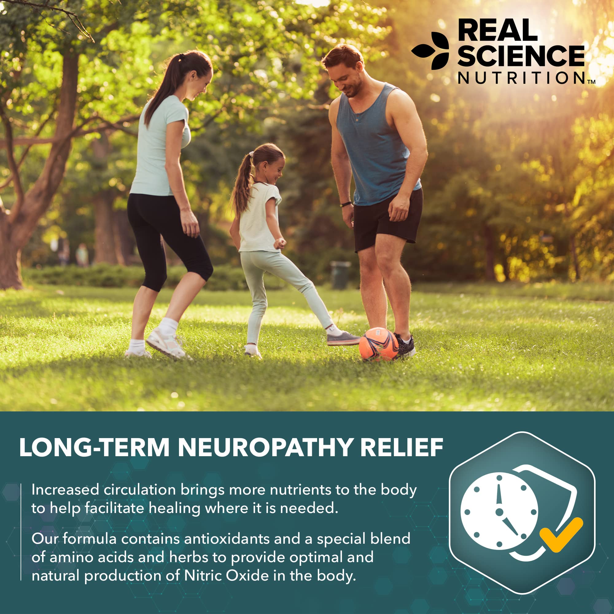 Real Science Nutrition Neuropathy Miracle packaging front display