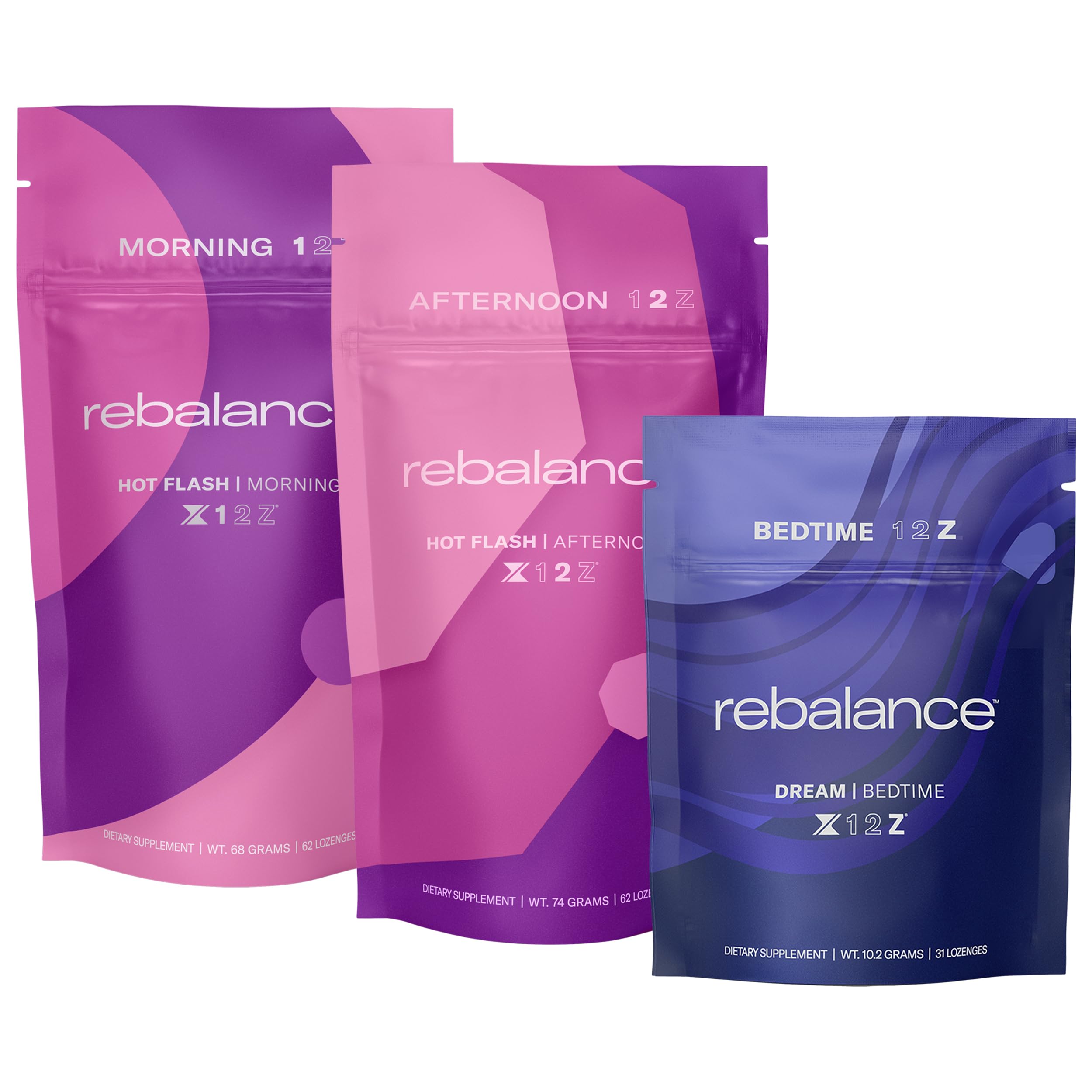 Rebalance Hot Flash System bottle front for daily nonhormonal relief