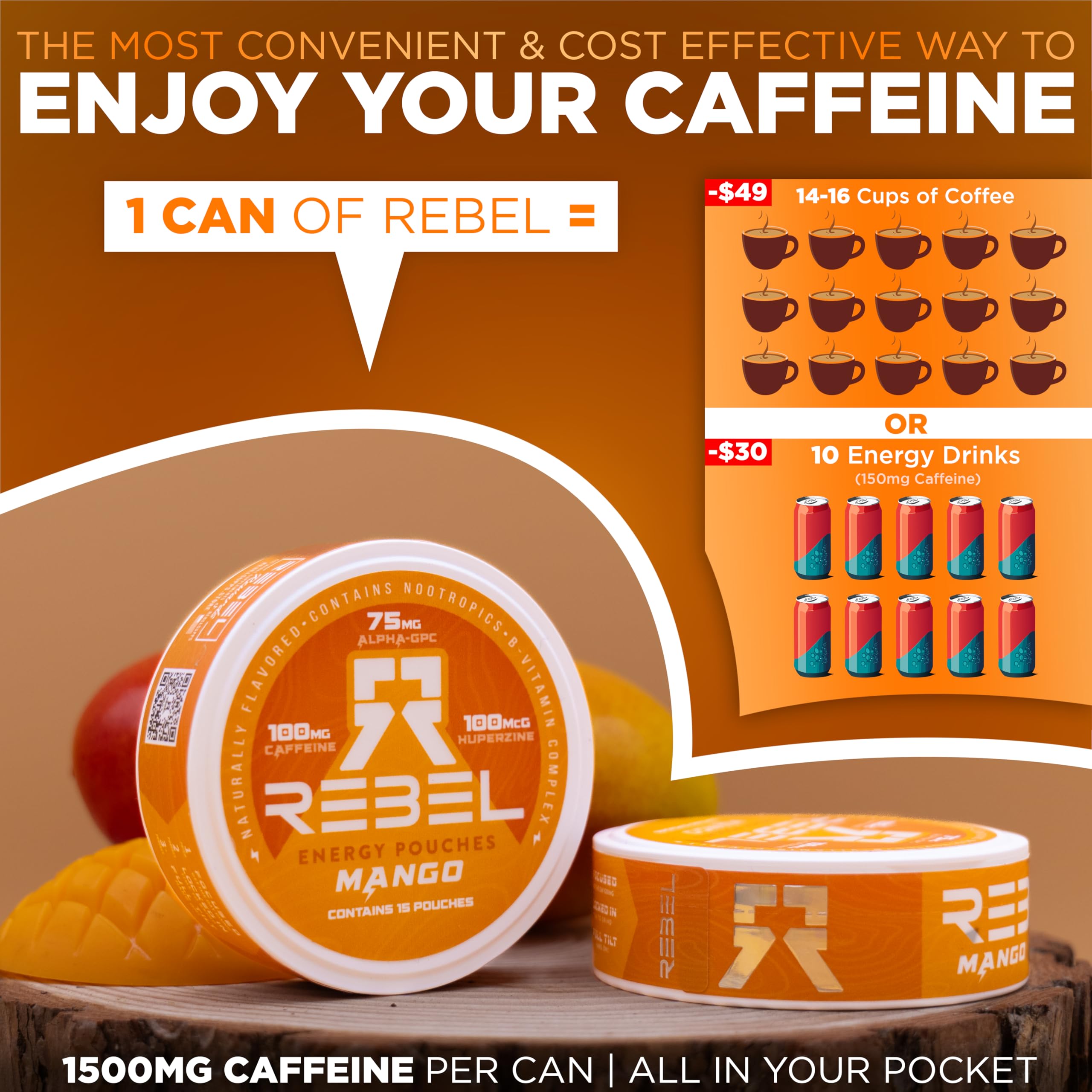 Rebel Supplements Coconut Fiber Technology diagram explains sustained release concept.