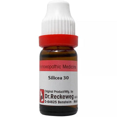 Generic Recckeweg Silicea 30 CH box; convenient packaging for skincare and nails.