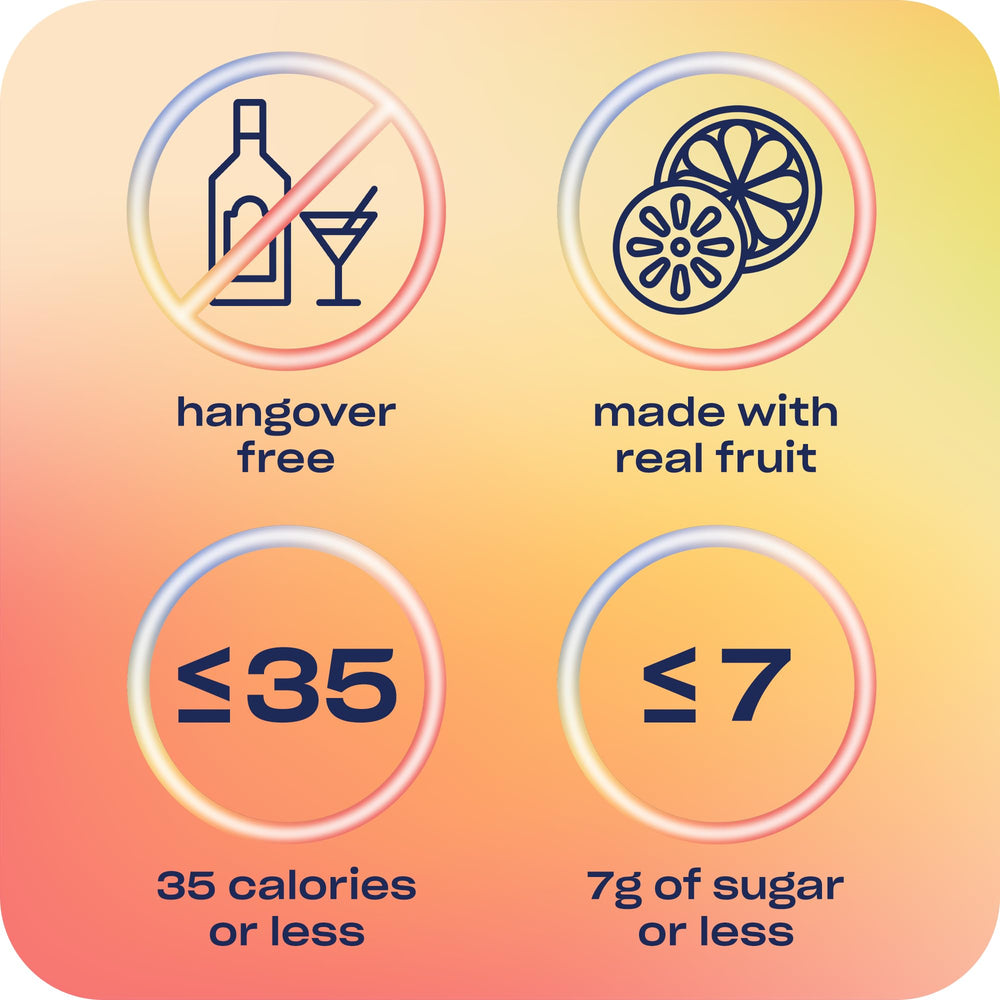 Recess mocktail ingredients reveal real fruit and adaptogens in balance.