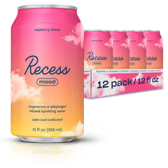Recess Mood bottle with raspberry lemon flavor for relaxation