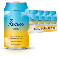 Recess Mood Tropical Bliss can with tropical flavor for unwinding