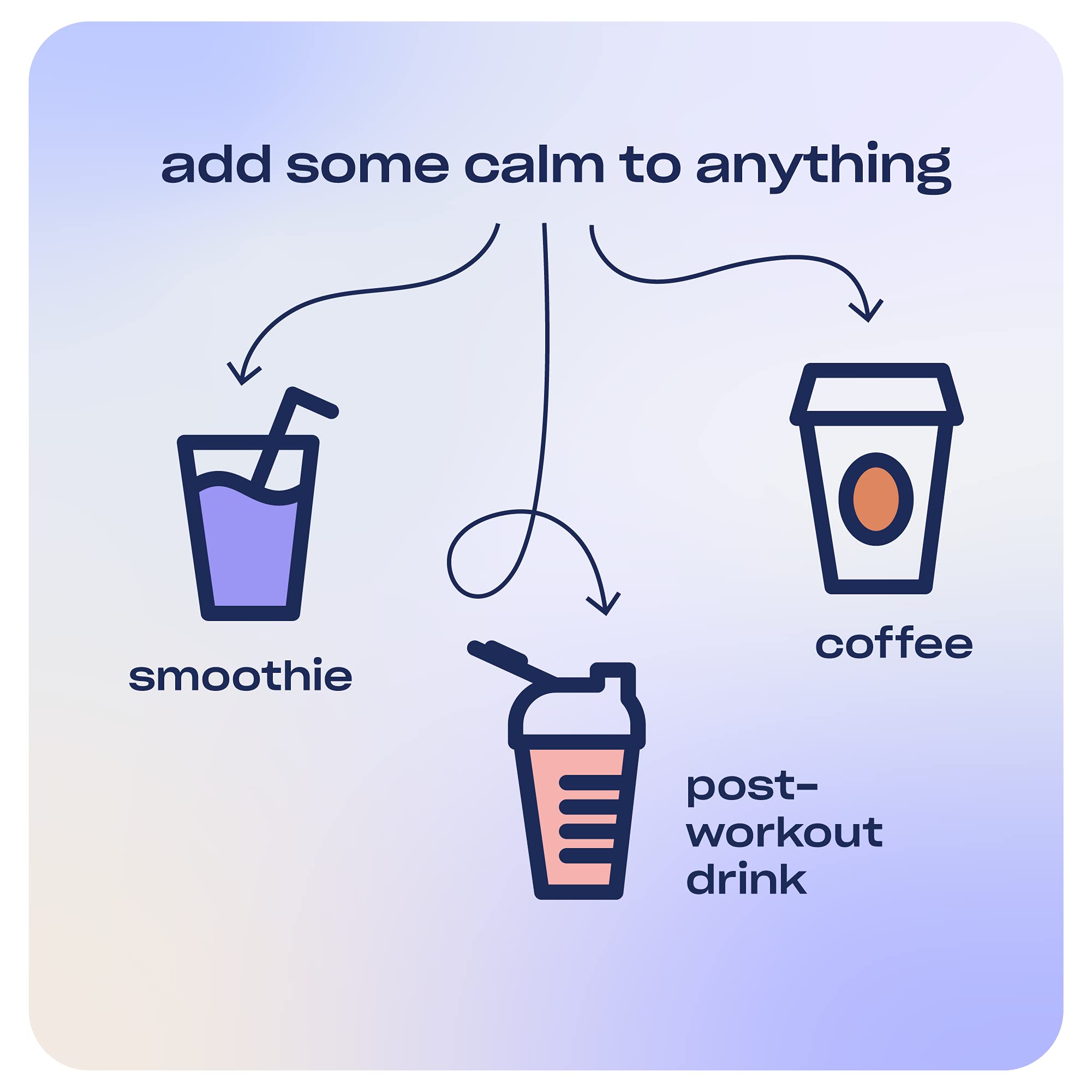 Recess Mood Powder mixed in a glass for hydration and calm
