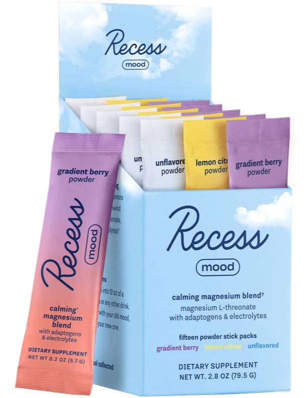Recess Mood sampler box front view for portable relaxation on the go