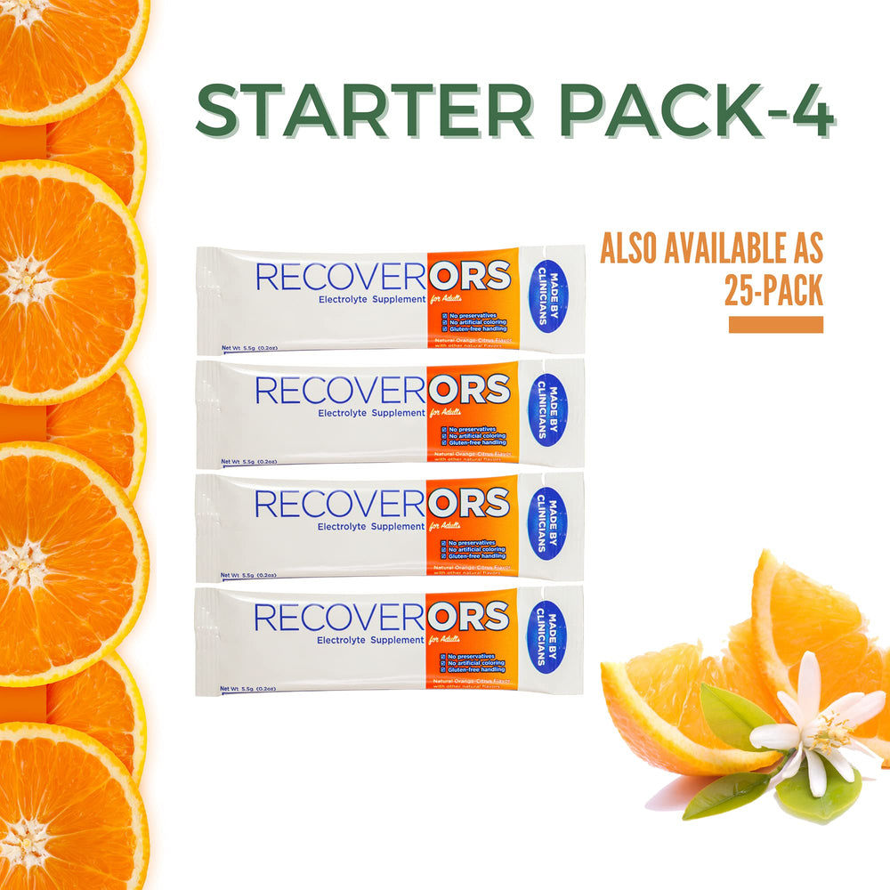 RecoverORS Vitamin C immune packets for daily support