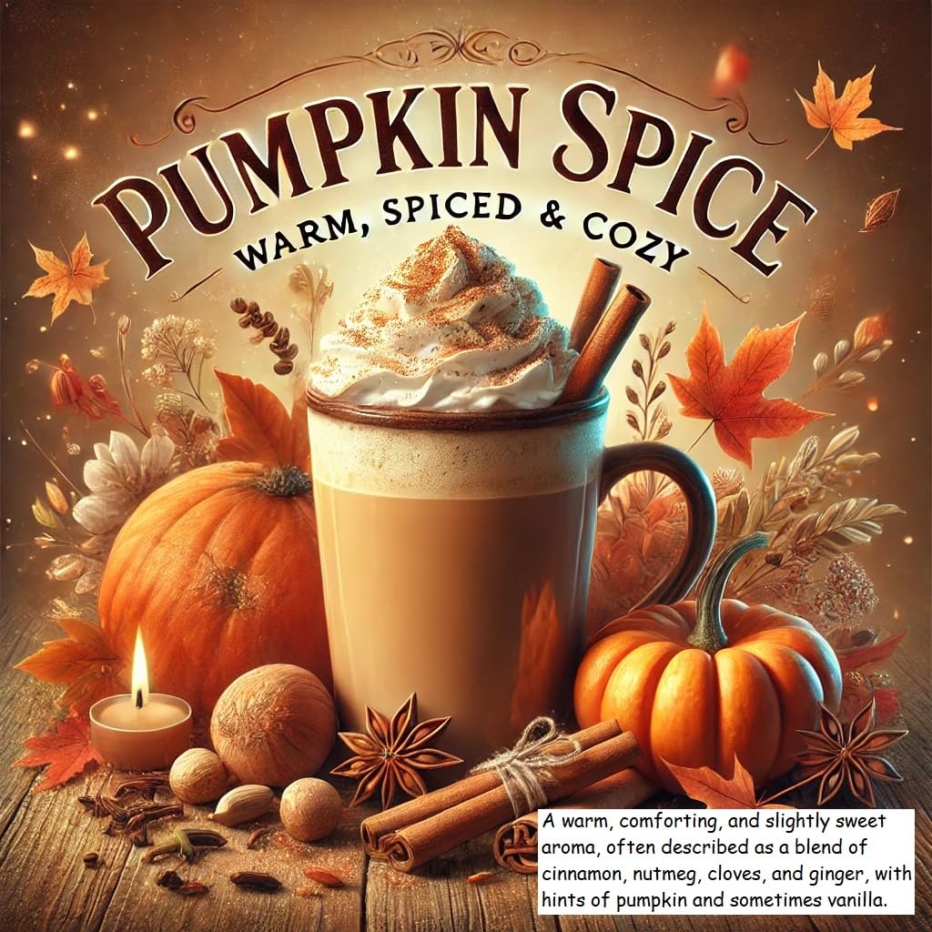 Close-up of natural soy wax and clean burn on Red Barn pumpkin spice candle.