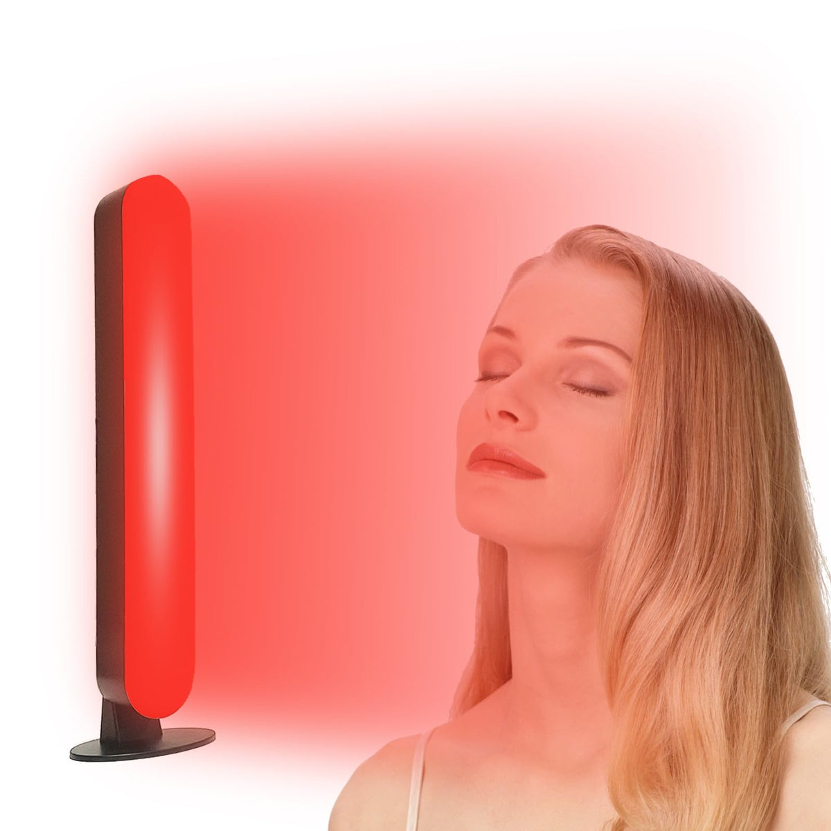 Red Light Bar front view shows dual wavelengths for sleep-friendly ambience