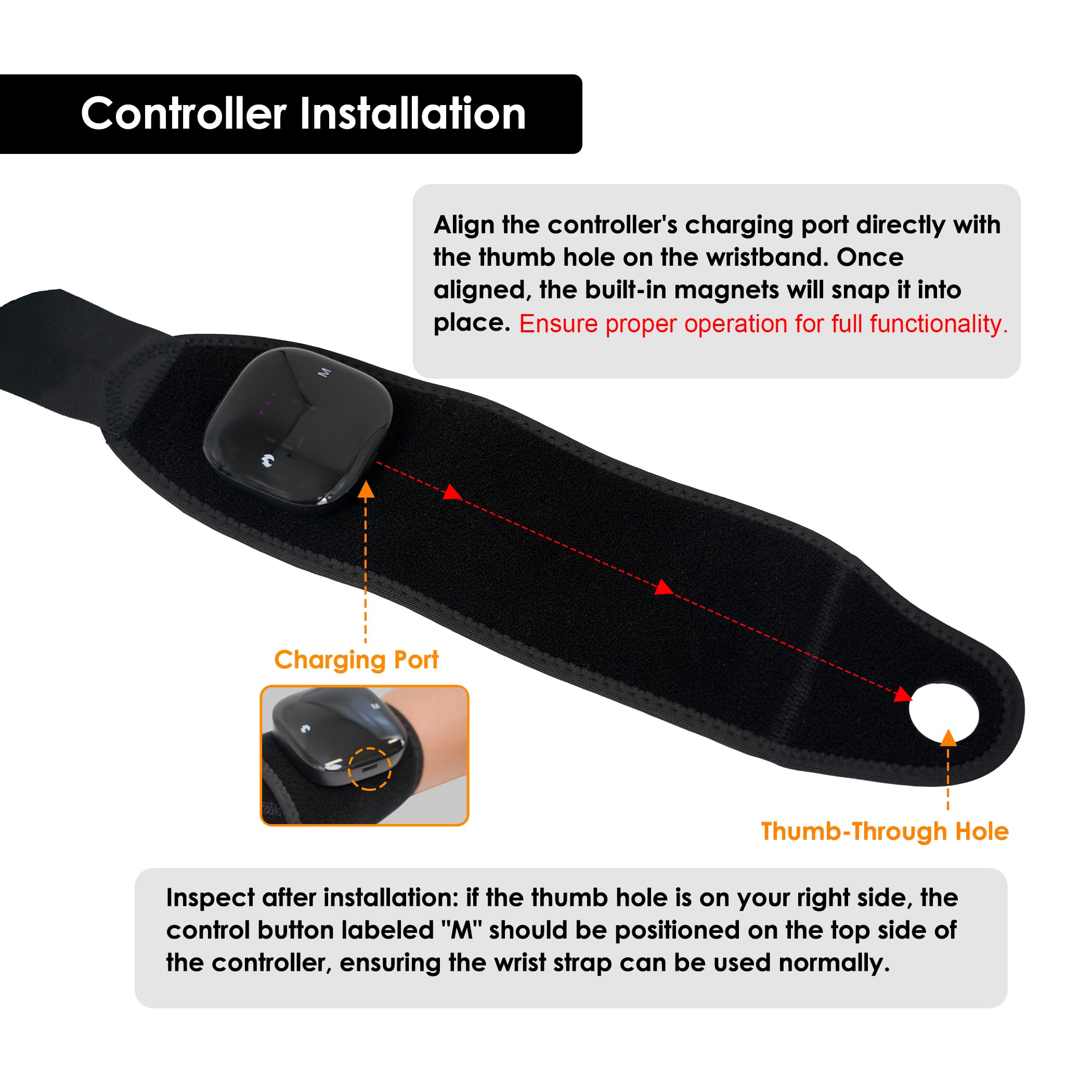 Red Light Therapy Wristband detachable battery enables cordless sessions.
