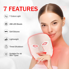 Red Mitochondria red light therapy mask remote control for easy session timing