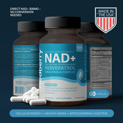 Redberry NAD label details emphasizing vegan, gluten-free formula.