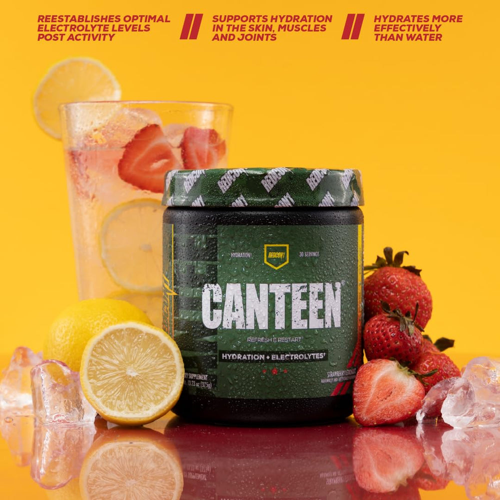 REDCON1 Canteen ingredients like coconut water and hyaluronic acid
