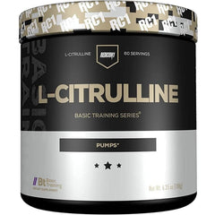 REDCON1 L-Citrulline Pump Formula bottle promotes blood flow during workouts.