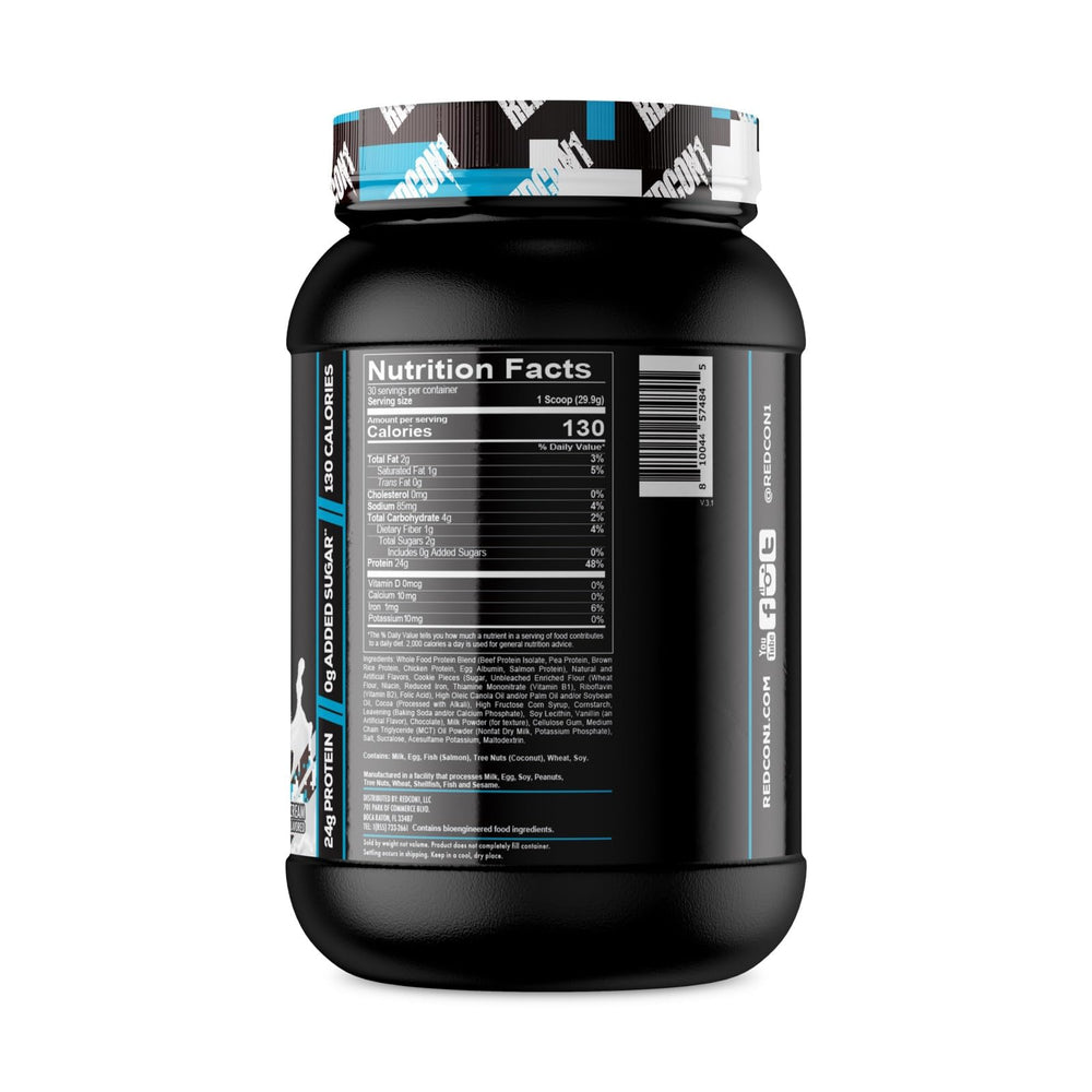 REDCON1 MRE Lite cookies-n-cream pour ready-to-mix shake