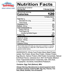 REDCON1 MRE Lite Hostess Twinkies powder bag showing low-carb, whey-free protein option.