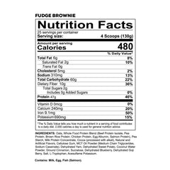 REDCON1 MRE Lite whole-food protein blend ingredients—natural protein sources.