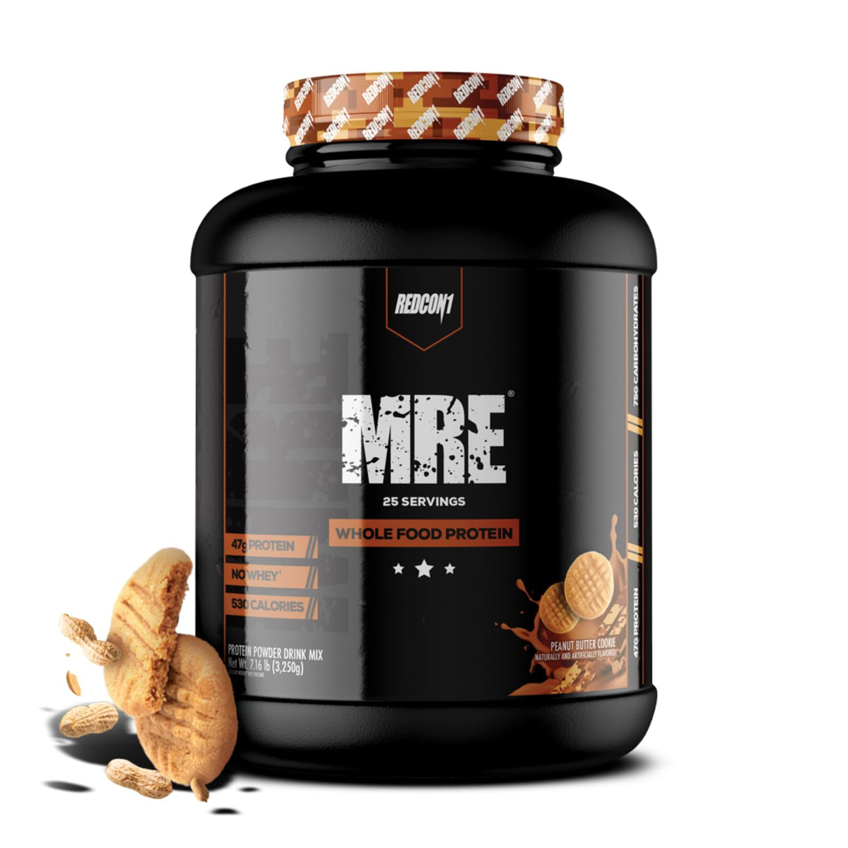 REDCON1 MRE Peanut Butter Cookie bottle for on-the-go nutrition