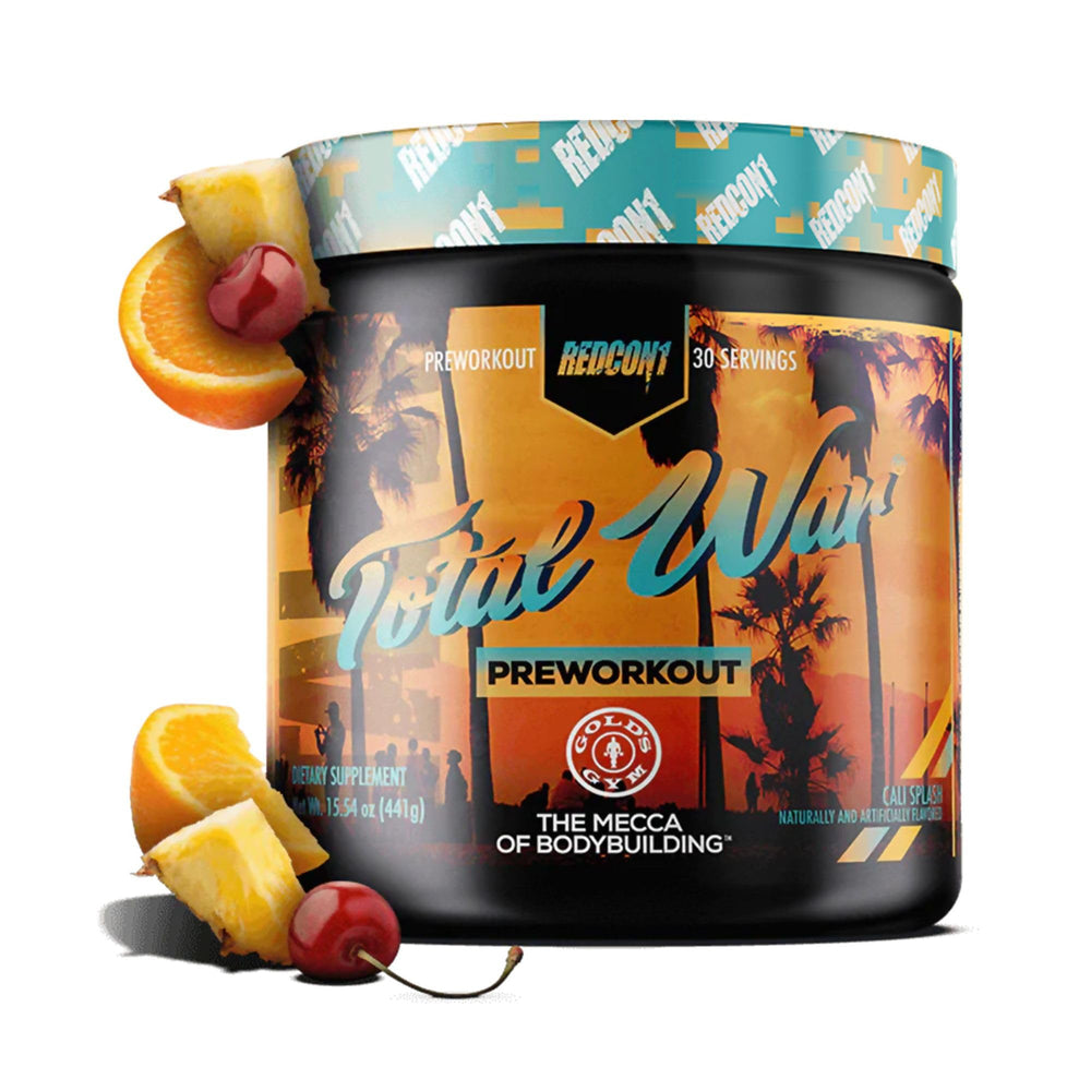 RedCon1 Total War Cali Splash tub front view showing fast-acting energy formula