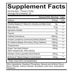 REDCON1 Total War scoop dispensing the pre-workout dose with precision