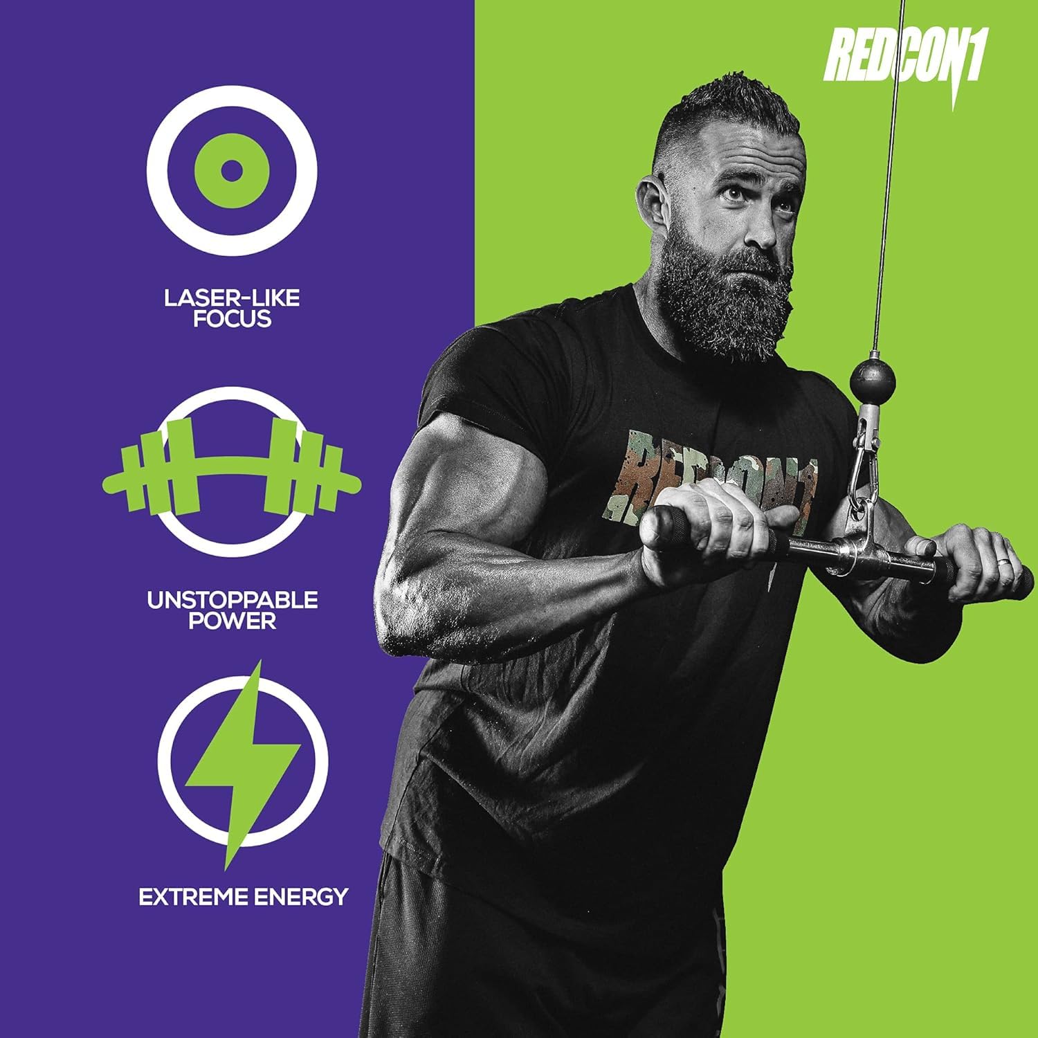 REDCON1 Total War 30-servings label emphasizes value for regular training