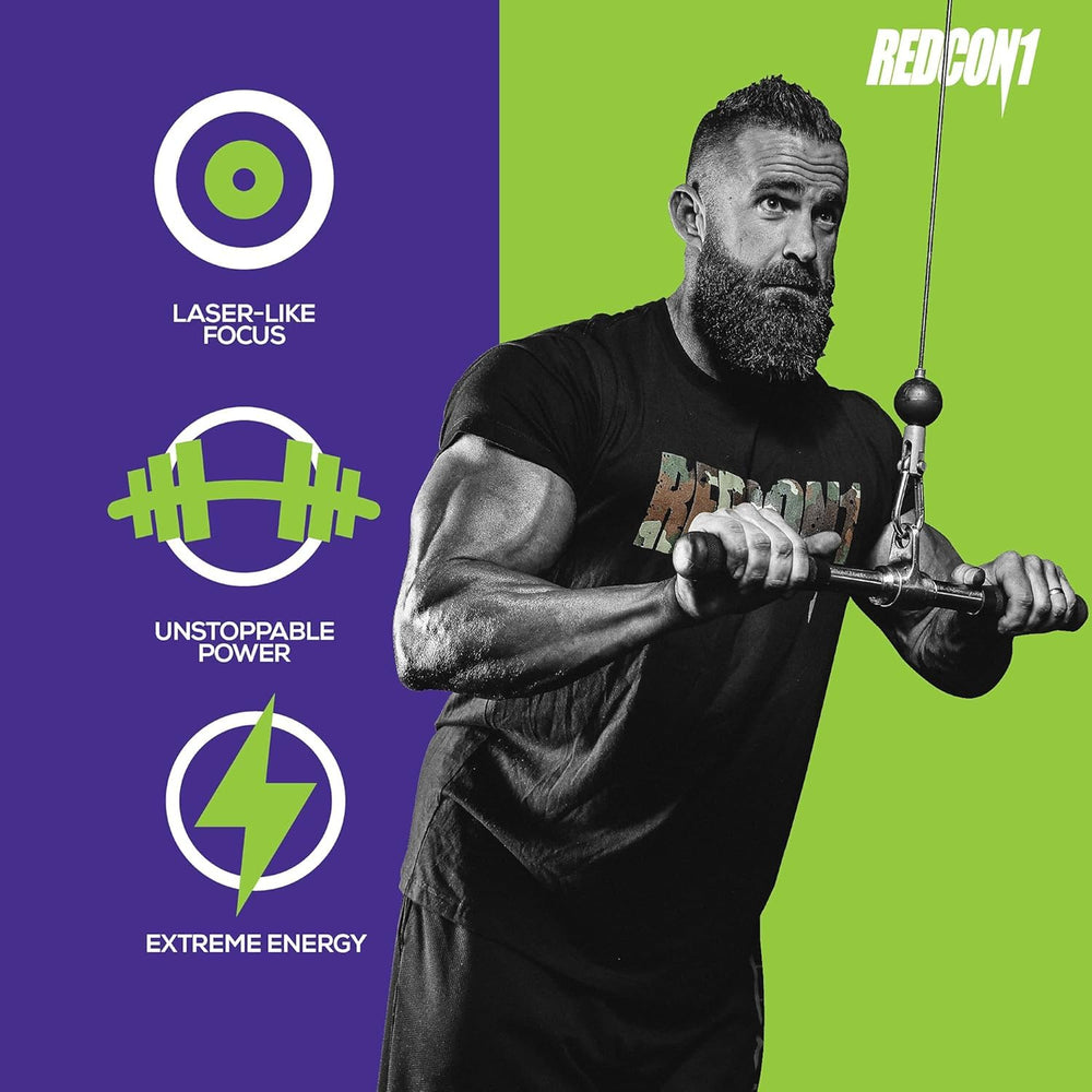 REDCON1 Total War 30-servings label emphasizes value for regular training