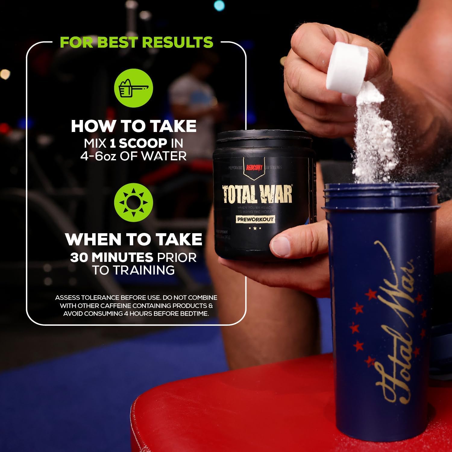 REDCON1 Total War serving-size image highlights 30 servings per container