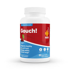 Redd Remedies Gouch bottle front showing joint and uric acid support focus