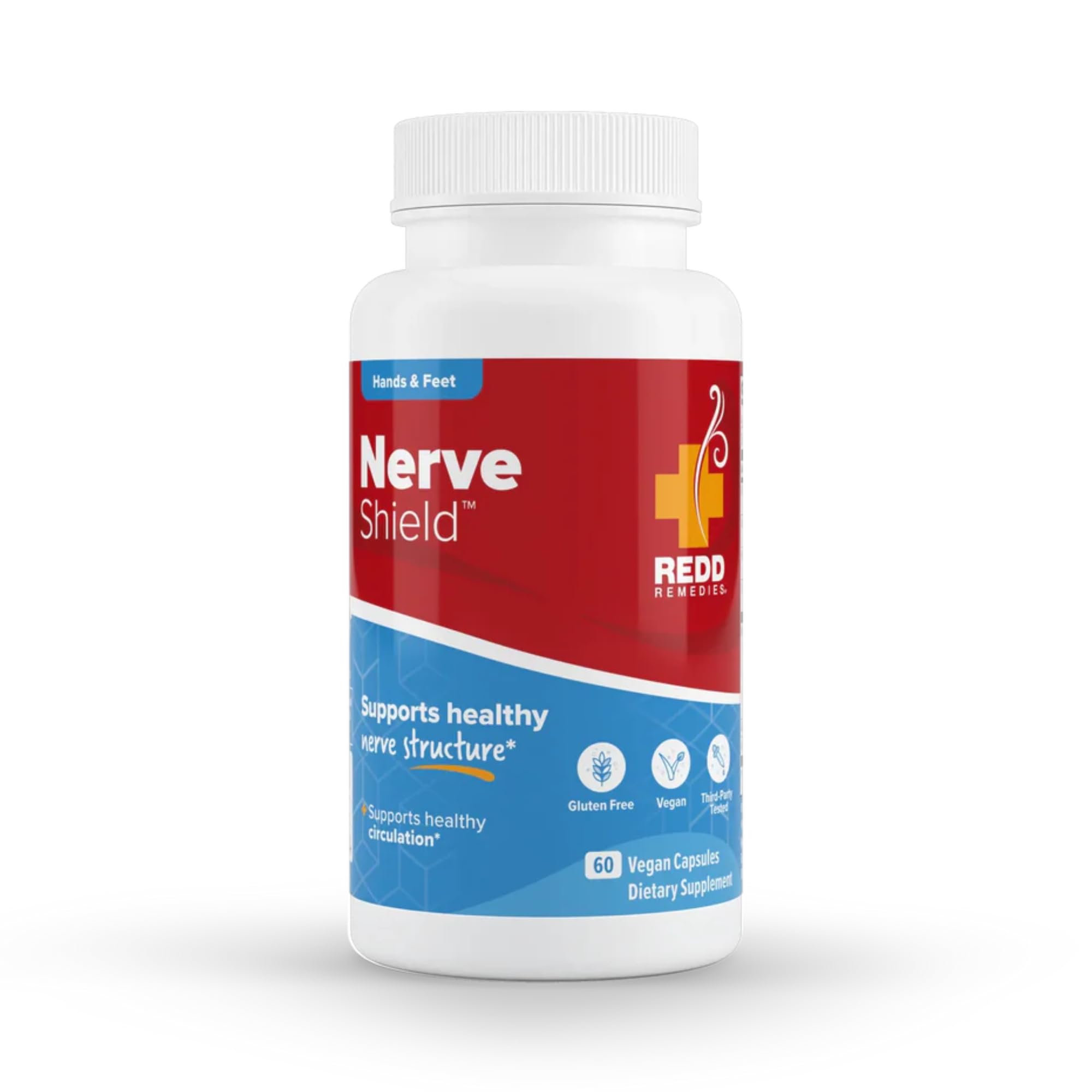 Redd Remedies Nerve Shield bottle front view for everyday nerve support