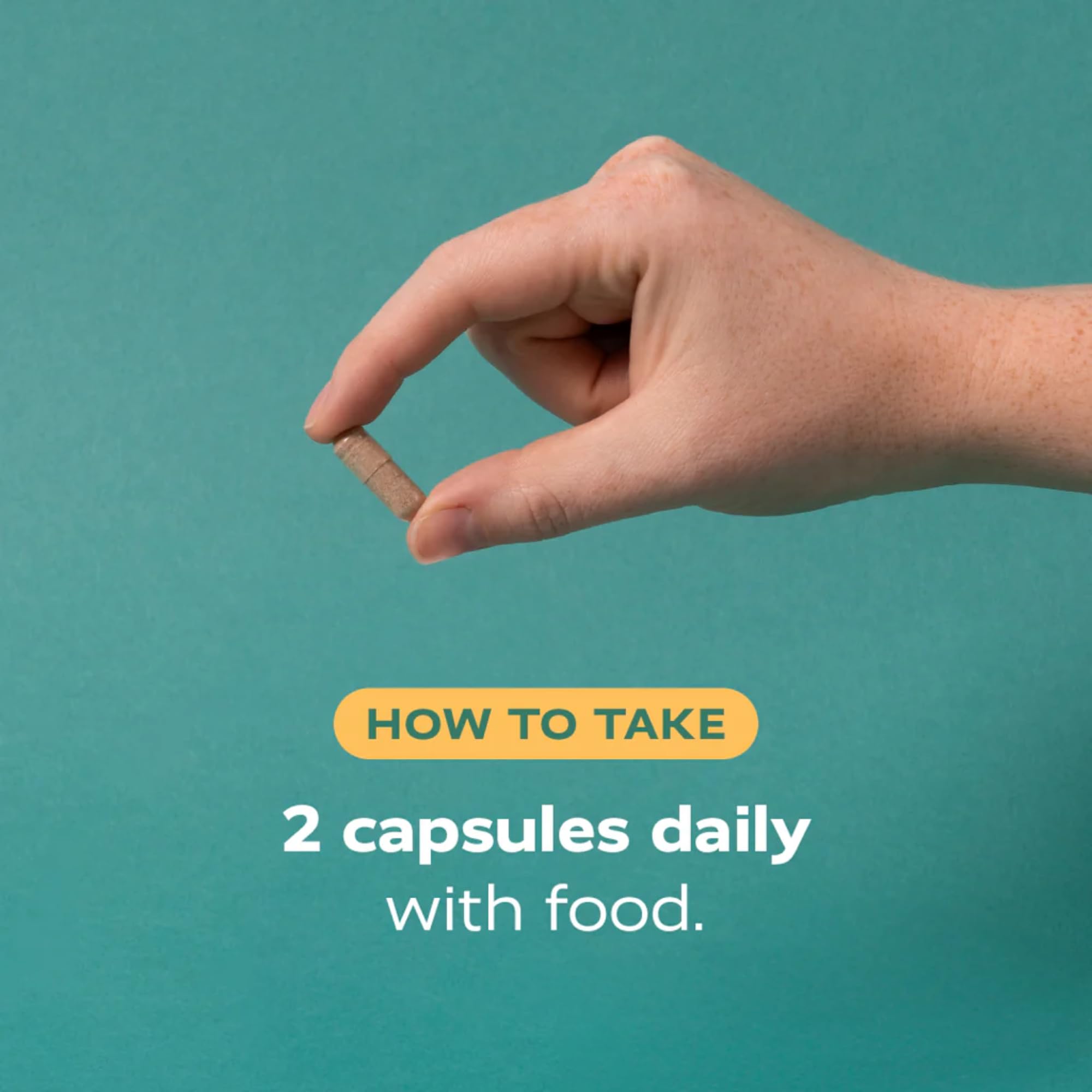 Redd Remedies Thyroid Strong bottle pour—demonstrating convenient daily dosing