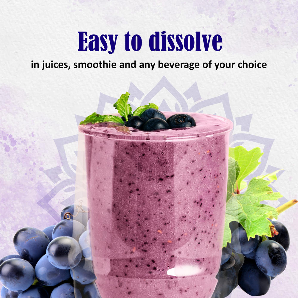 Reddy Naturals Purple Polyphenols eco-friendly packaging highlighting quality.