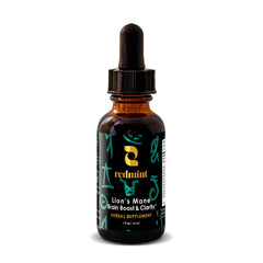 Redmint Lion's Mane tincture bottle for daily focus support.
