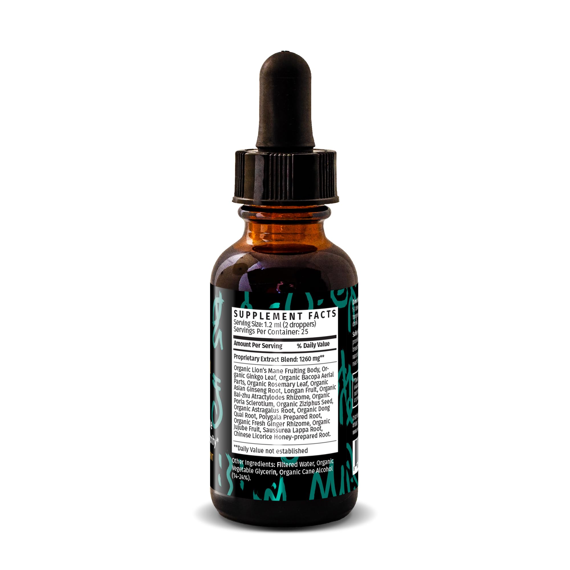 Redmint Lion's Mane tincture icon signaling immune support.