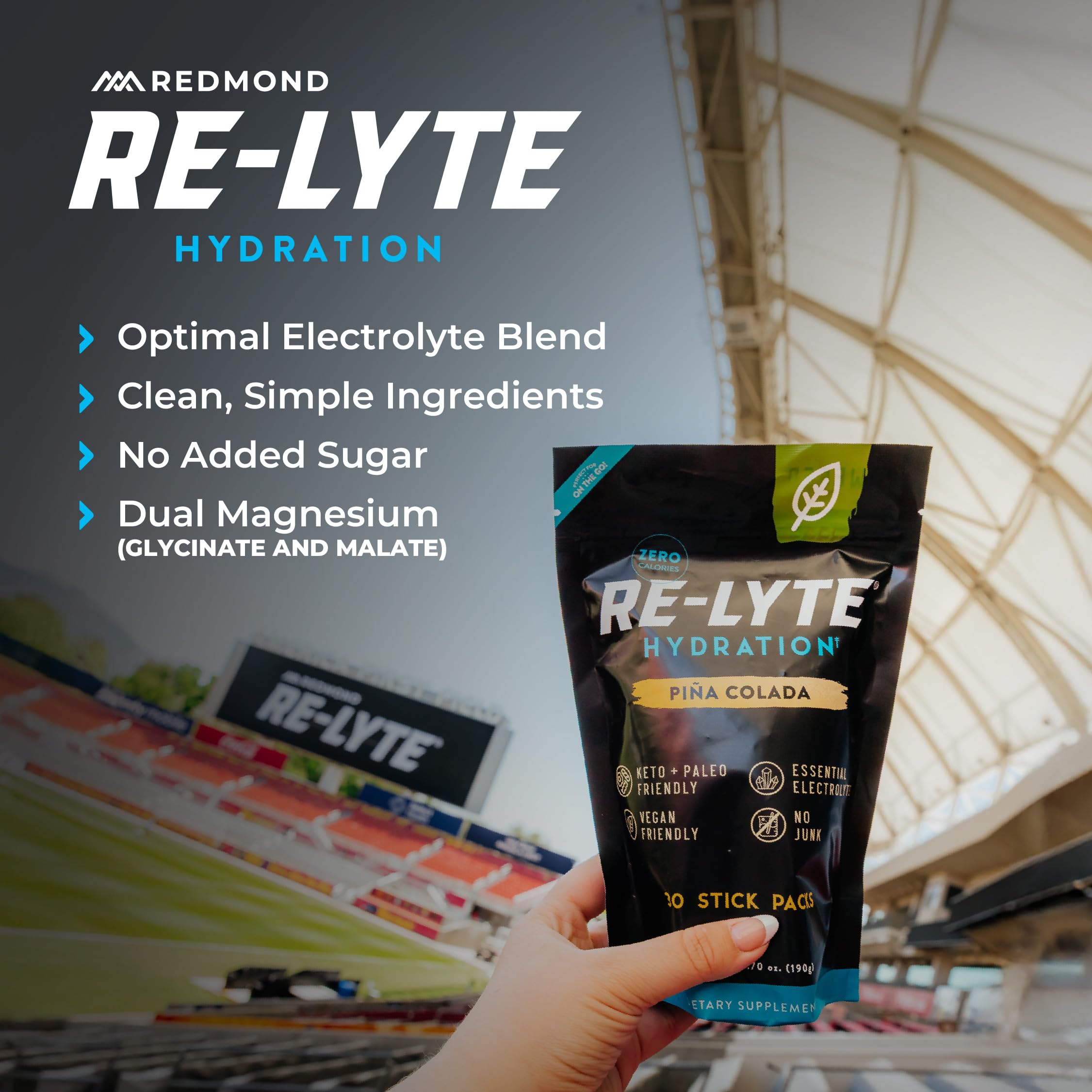 REDMOND island flavor hydration on the go lifestyle shot