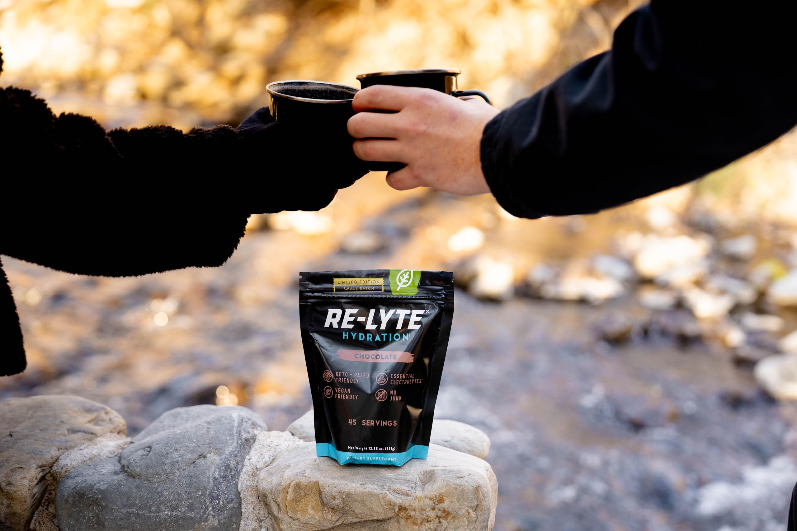 REDMOND Re-Lyte Coconut Water Powder visual emphasizing natural electrolytes.