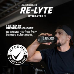 REDMOND Re-Lyte Mixed Berry dissolving in water for refreshing hydration