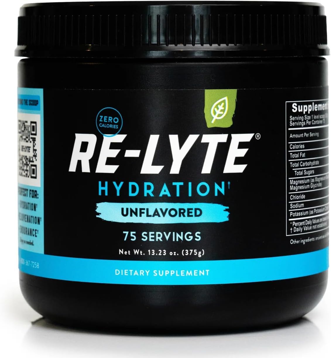 Redmond Re-Lyte unflavored bottle for on-the-go mineral hydration