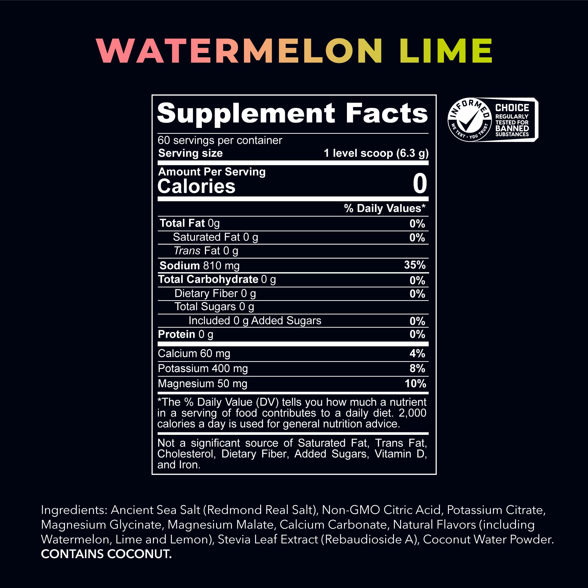 REDMOND Re-Lyte powder dissolving in water for quick, sugar-free hydration.