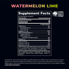 REDMOND Re-Lyte powder dissolving in water for quick, sugar-free hydration.