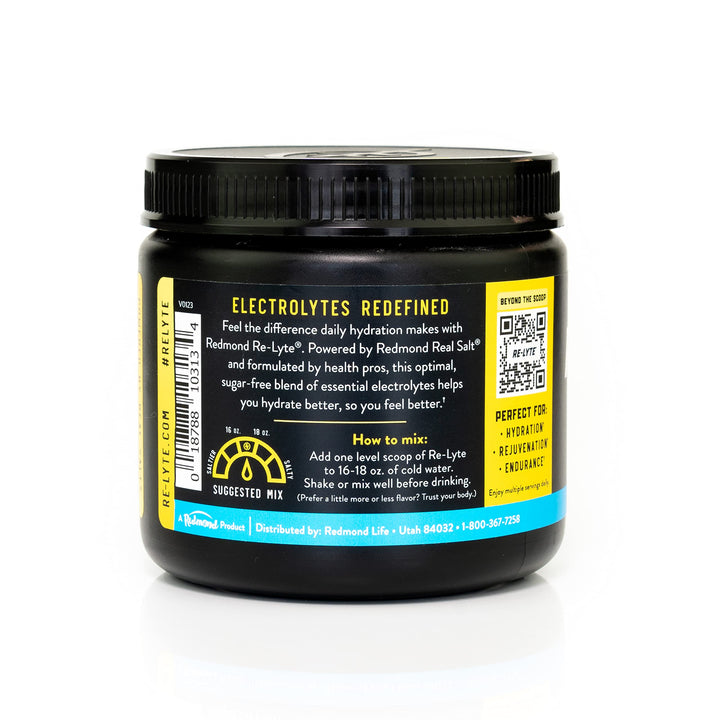 Redmond Re-Lyte Piña Colada scoop dispensing electrolyte mix easily.